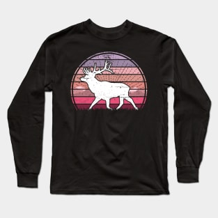 Deer Sunset Long Sleeve T-Shirt